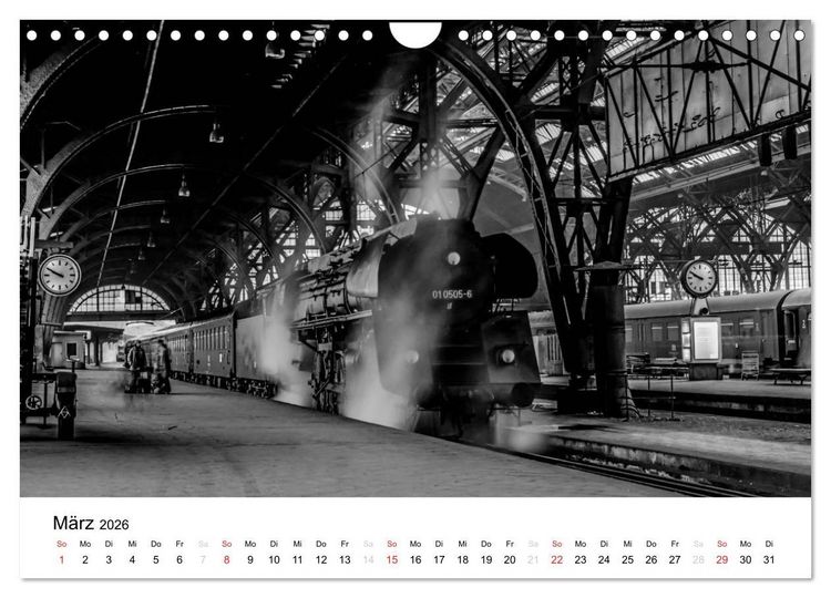 Produktbild: Dampfloks in der DDR (Wandkalender 2026 DIN A4 quer), CALVENDO Monatskalender