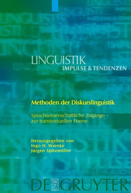 Produktbild: Methoden der Diskurslinguistik