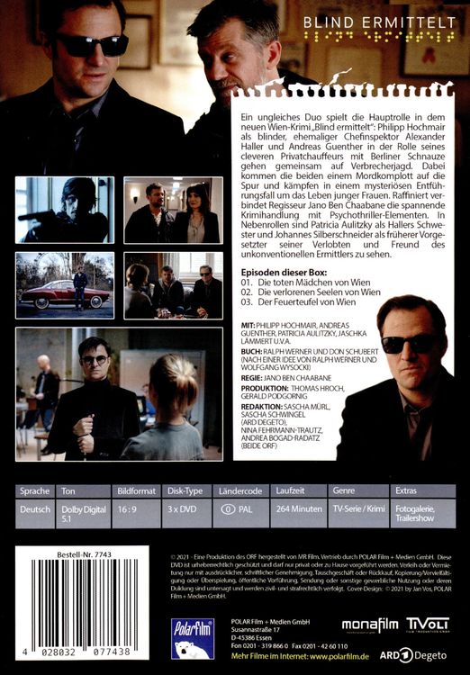 Produktbild: Blind ermittelt I - III [3 DVDs]