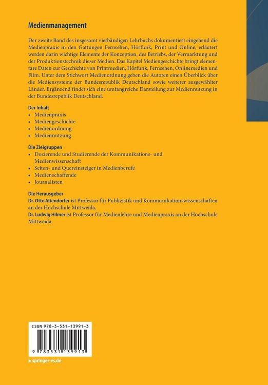 Produktbild: Medienmanagement