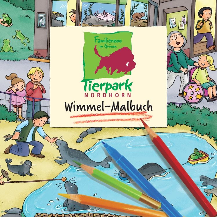 Produktbild: Tierpark Nordhorn Wimmel-Malbuch