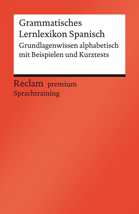 Bild vom Artikel Grammatisches Lernlexikon Spanisch. Grundlagenwissen alphabetisch mit Beispielen und Kurztests vom Autor Montserrat Varela