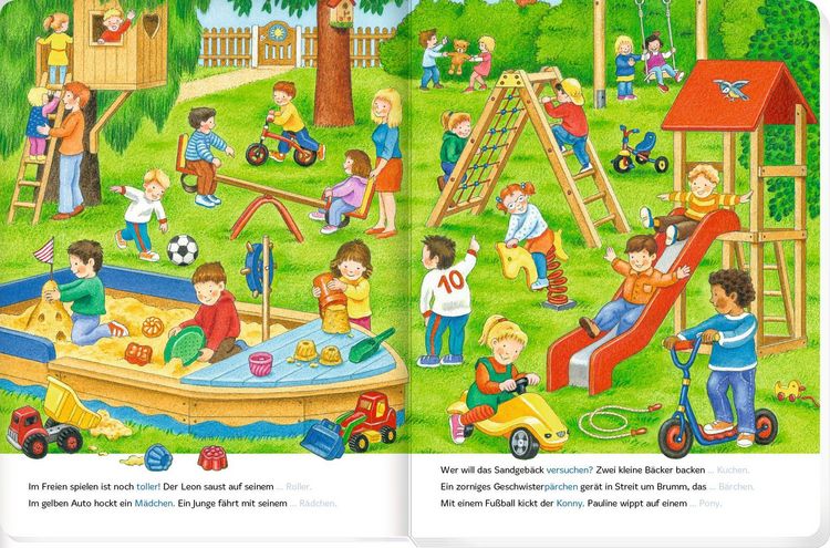 Produktbild: Bilder s. -W&ouml;rter f.: Bei uns im Kindergarten (Buchbonus)