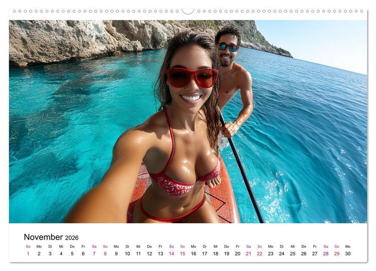 Produktbild: Stand up paddling - SUP (Wandkalender 2026 DIN A2 quer), CALVENDO Monatskalender