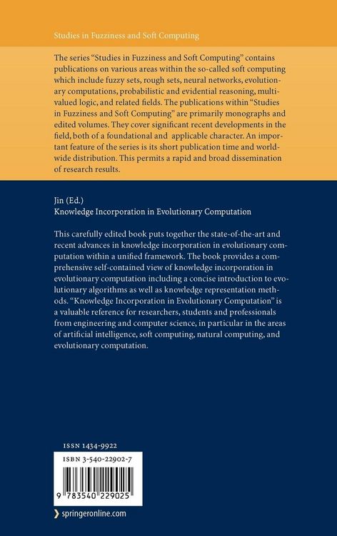 Produktbild: Knowledge Incorporation in Evolutionary Computation