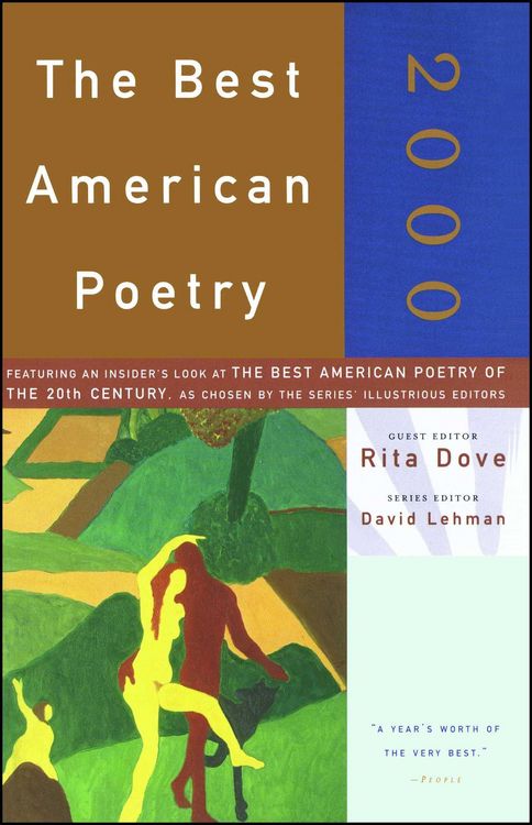 Produktbild: The Best American Poetry 2000