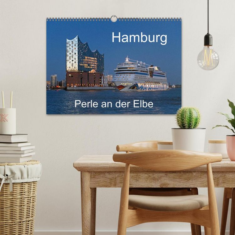Produktbild: Hamburg - Perle an der Elbe (Wandkalender 2026 DIN A3 quer), CALVENDO Monatskalender