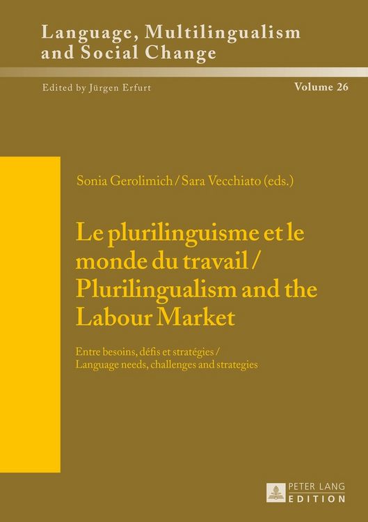 Produktbild: Le plurilinguisme et le monde du travail / Plurilingualism and the Labour Market