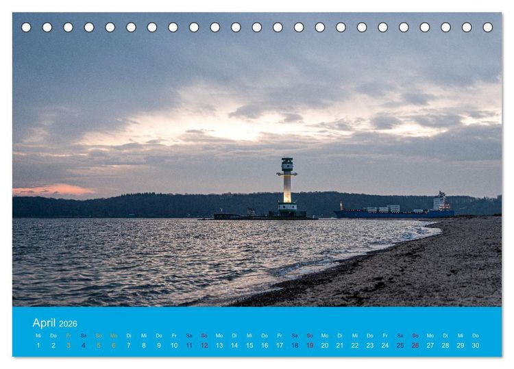 Produktbild: An der Kieler F&ouml;rde (Tischkalender 2026 DIN A5 quer), CALVENDO Monatskalender