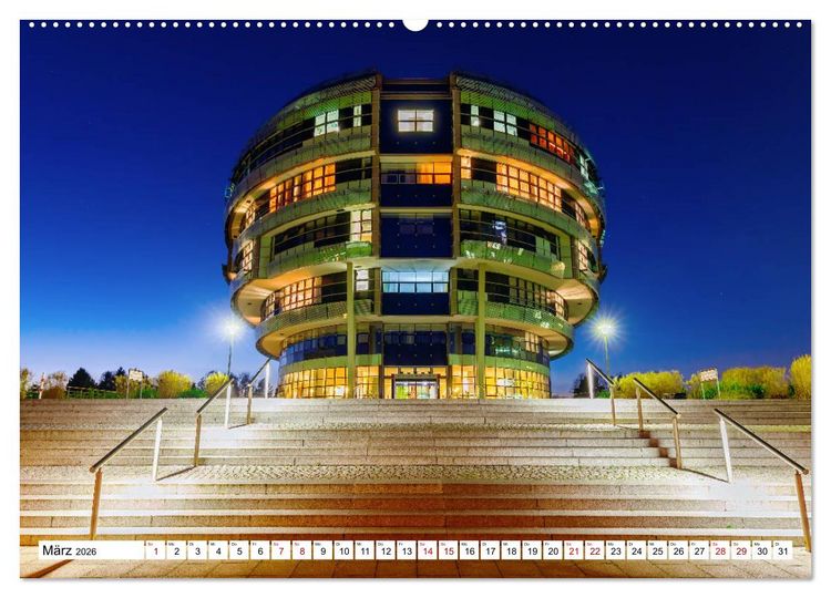 Produktbild: Impressionen moderner Baukunst (hochwertiger Premium Wandkalender 2026 DIN A2 quer), Kunstdruck in Hochglanz