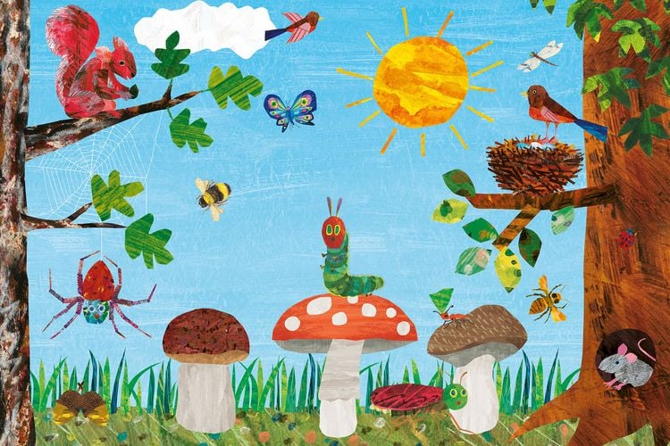 Produktbild: TEAMPUZZLE &ndash; Die kleine Raupe Nimmersatt &ndash; 194 Teile &ndash; Kinderpuzzle mit gro&szlig;en & kleinen Teilen
