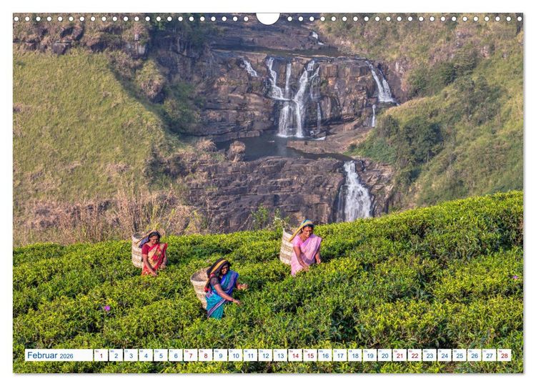 Produktbild: Sri Lanka, tropisches Inselparadies (Wandkalender 2026 DIN A3 quer), CALVENDO Monatskalender