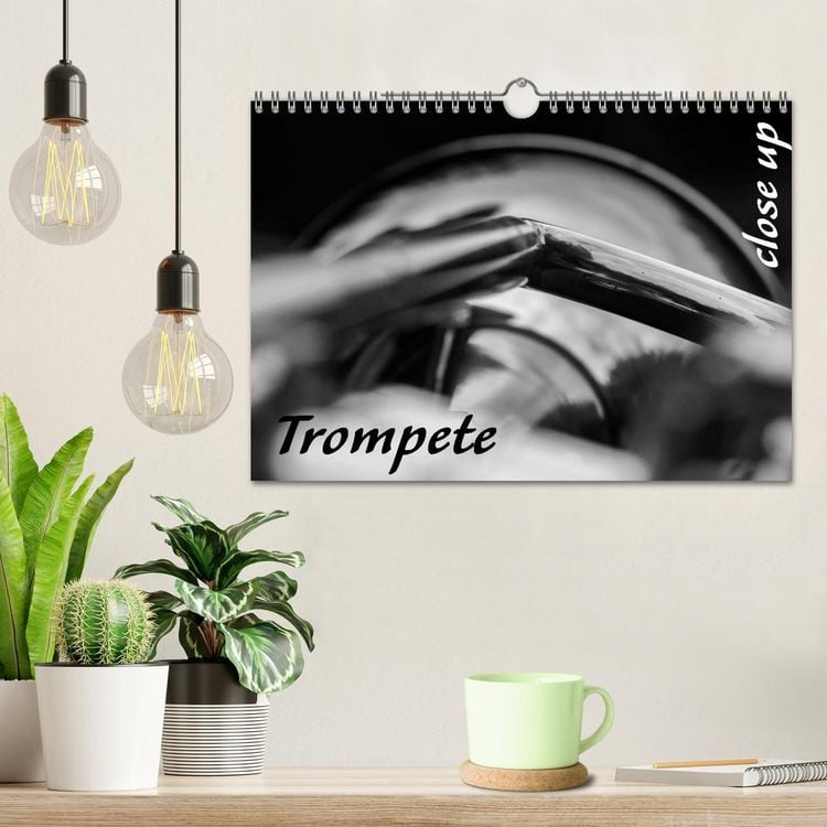Produktbild: Trompete - Close up (Wandkalender 2026 DIN A4 quer), CALVENDO Monatskalender