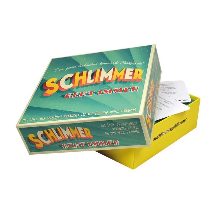Produktbild: Pegasus - Schlimmer geht immer, Das zum schreien komische Partyspiel, Kartenspiel