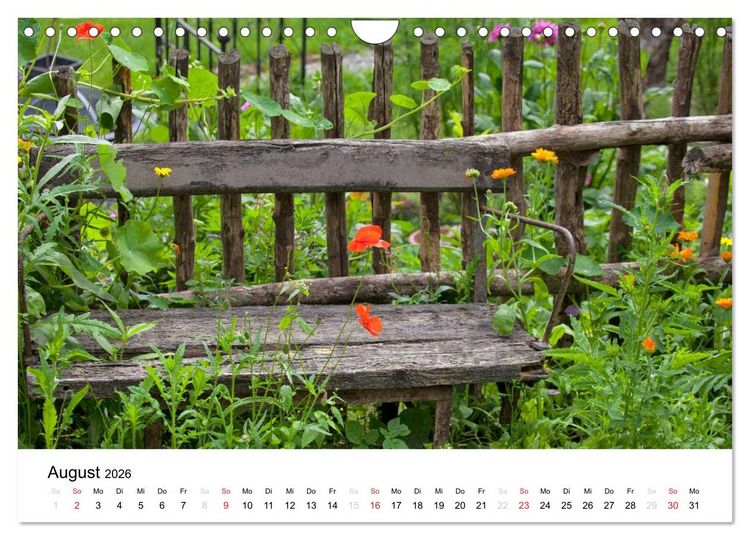 Produktbild: Mein Jahr im Landhausgarten (Wandkalender 2026 DIN A4 quer), CALVENDO Monatskalender