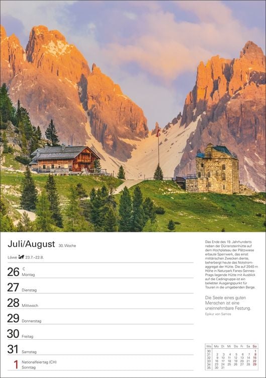 Produktbild: S&uuml;dtirol Wochenplaner 2027 - Eine Reise in 53 Bildern