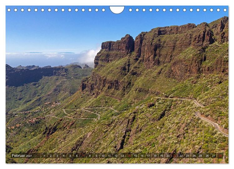 Produktbild: Vulkaninsel im Atlantik, Teneriffa (Wandkalender 2027 DIN A4 quer), CALVENDO Monatskalender