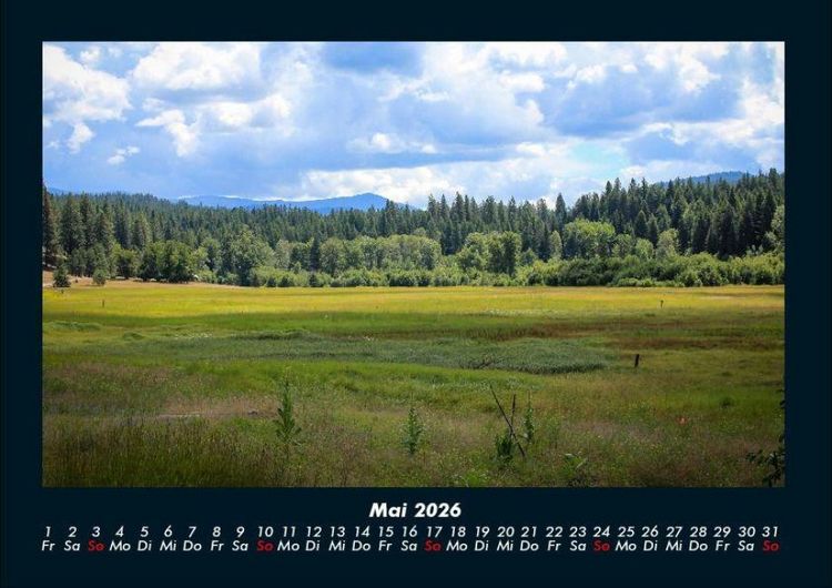 Produktbild: Landschaftskalender 2026 Fotokalender DIN A4