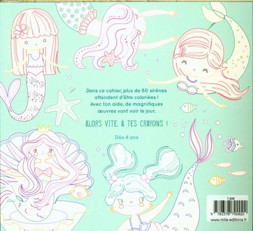 Produktbild: Mon gros cahier de sir&egrave;nes &agrave; colorier