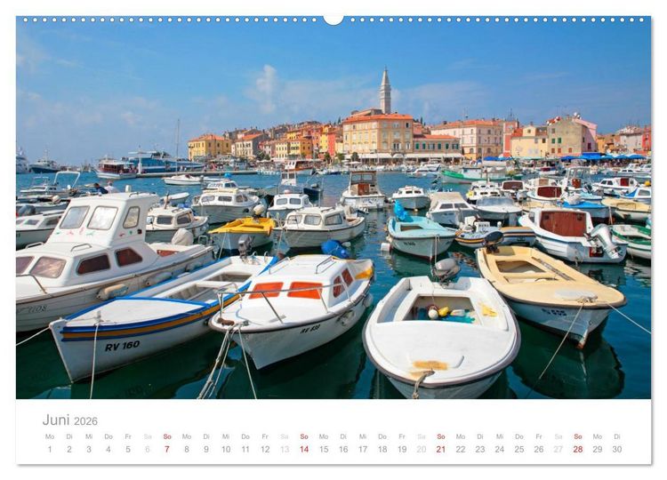 Produktbild: Kroatische Adriak&uuml;ste (hochwertiger Premium Wandkalender 2026 DIN A2 quer), Kunstdruck in Hochglanz