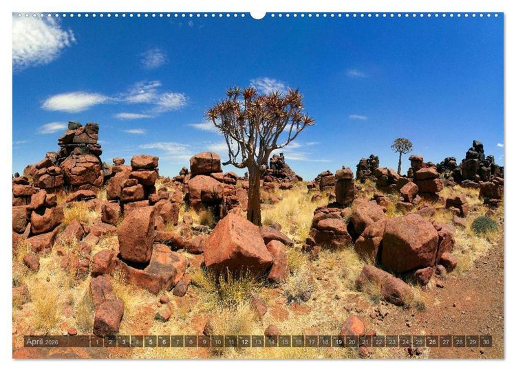 Produktbild: Namibia - Die Landschaft (Wandkalender 2026 DIN A2 quer), CALVENDO Monatskalender