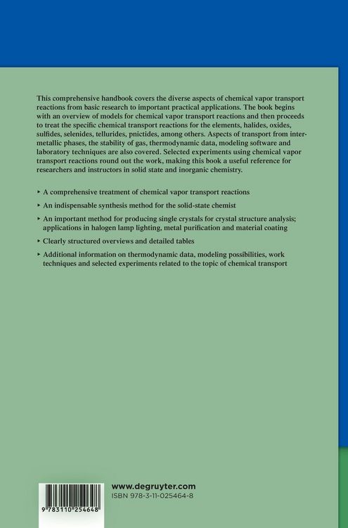Produktbild: Chemical Vapor Transport Reactions