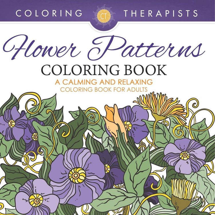 Produktbild: Flower Patterns Coloring Book - A Calming And Relaxing Coloring Book For Adults