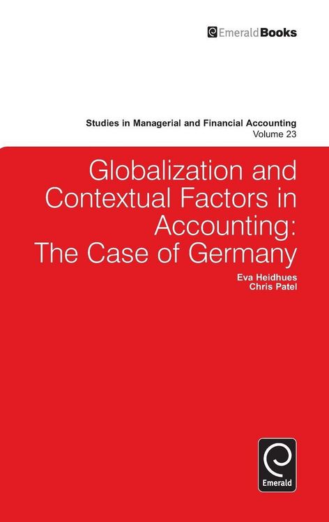 Produktbild: Globalisation and Contextual Factors in Accounting
