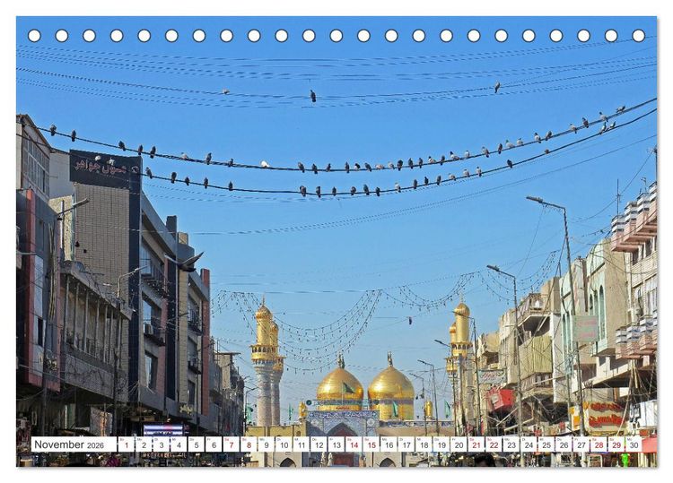 Produktbild: Irak Ein Streifzug durch Baghdad (Tischkalender 2026 DIN A5 quer), CALVENDO Monatskalender