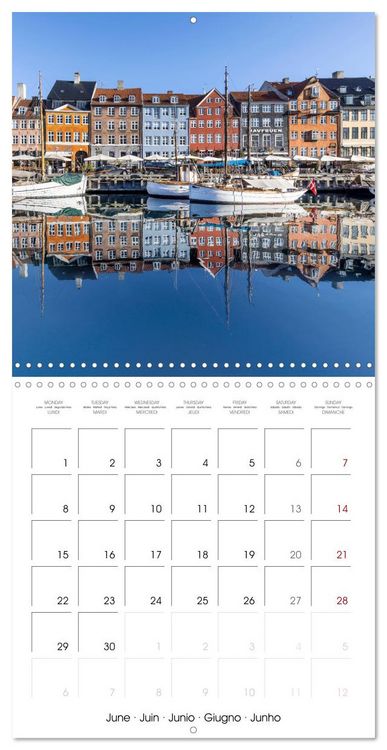 Produktbild: COPENHAGEN Highlights (Wall Calendar 2026 12 &times; 12 Inch) CALVENDO 12 Month Wall Calendar