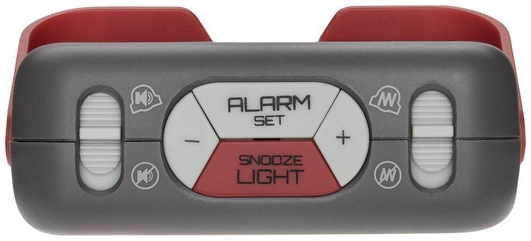 Produktbild: TFA Dostmann 60.2031.10 Quarz Wecker Grau Alarmzeiten 1 Vibrationsalarm, Extra lauter Weckton