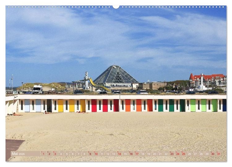 Produktbild: Le Touquet-Paris-Plage - Perle der franz&ouml;sischen Opalk&uuml;ste (Wandkalender 2026 DIN A2 quer), CALVENDO Monatskalender
