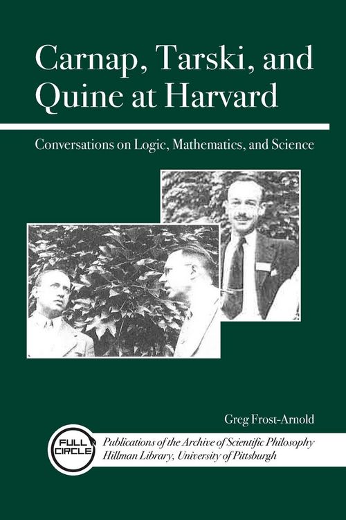 Produktbild: Carnap, Tarski, and Quine at Harvard