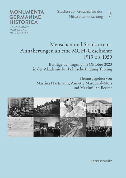 Produktbild: Menschen und Strukturen. Ann&auml;herungen an eine MGH-Geschichte 1919 bis 1959