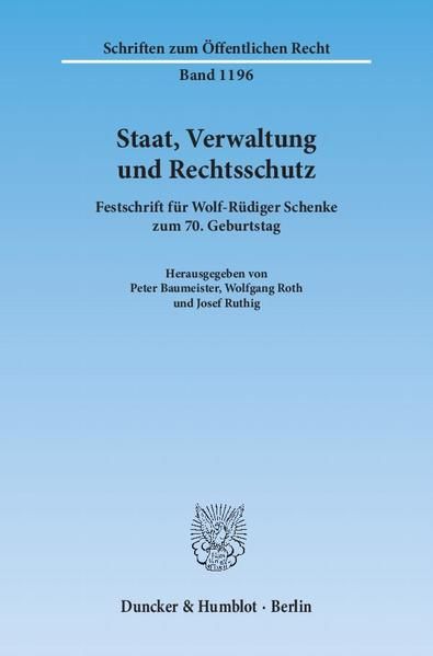 Produktbild: Staat, Verwaltung und Rechtsschutz.