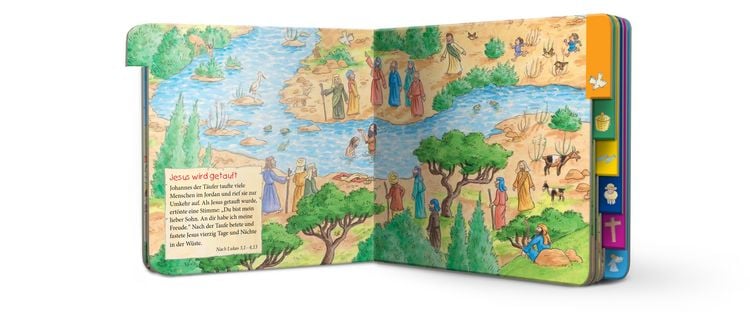 Produktbild: Mein kleines Bibel-Wimmelbuch von Jesus