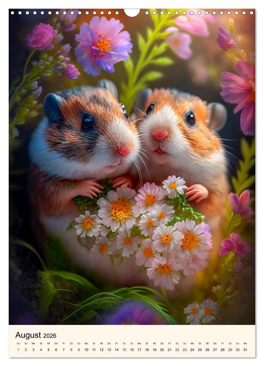 Produktbild: Was f&uuml;r ein Hamster (Wandkalender 2026 DIN A3 hoch), CALVENDO Monatskalender