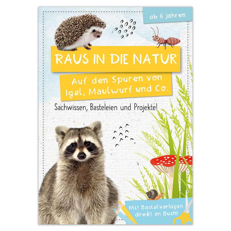 Produktbild: Activity Heft: Raus in die Natur: Auf den Spuren von Igel, Maulwurf und Co.