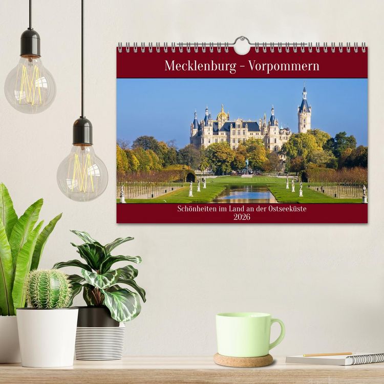 Produktbild: Mecklenburg &ndash; Vorpommern, Sch&ouml;nheiten im Land der Ostseek&uuml;ste (Wandkalender 2026 DIN A4 quer), CALVENDO Monatskalender