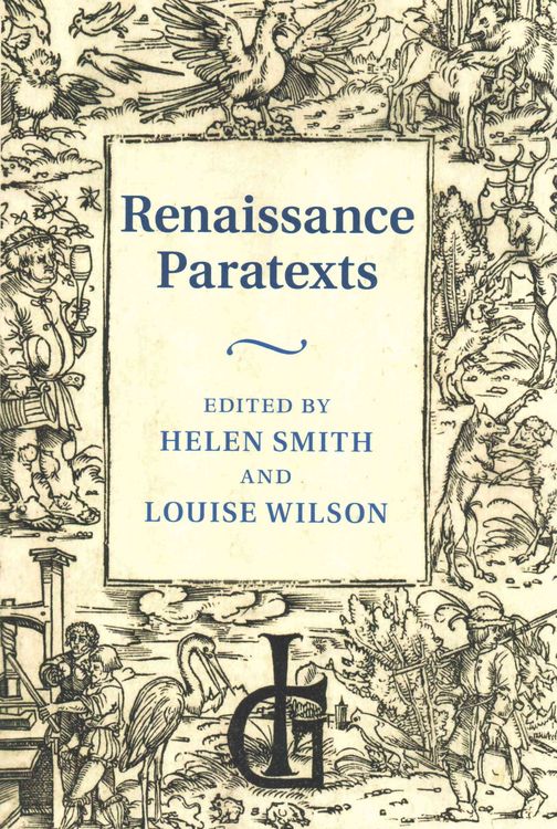 Produktbild: Renaissance Paratexts