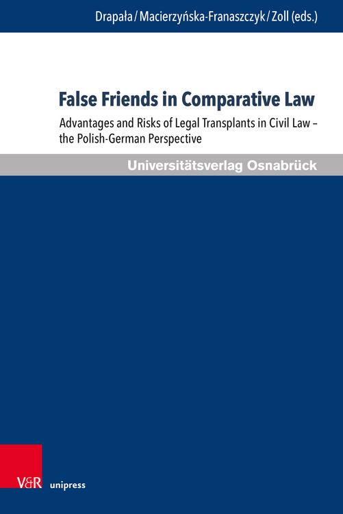 Produktbild: False Friends in Comparative Law