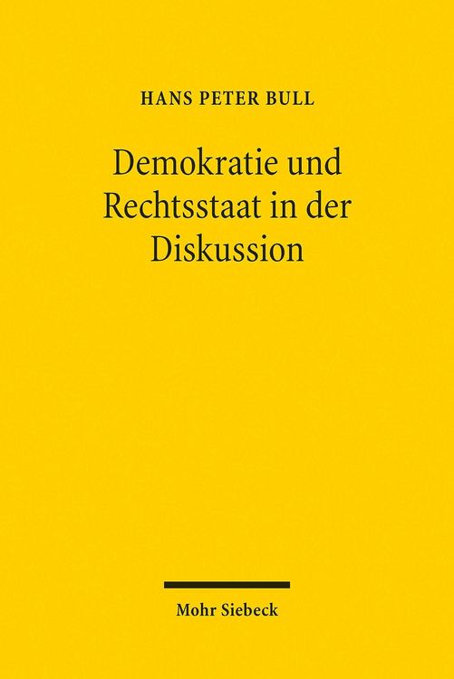 Produktbild: Demokratie und Rechtsstaat in der Diskussion