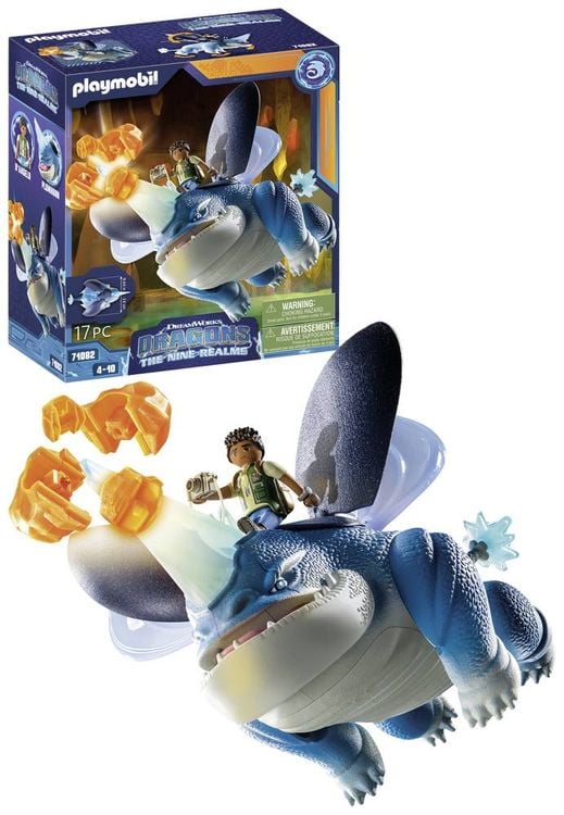 PLAYMOBIL 71082 - Dragons, Die 9 Welten - Plowhorn & D'Angelo