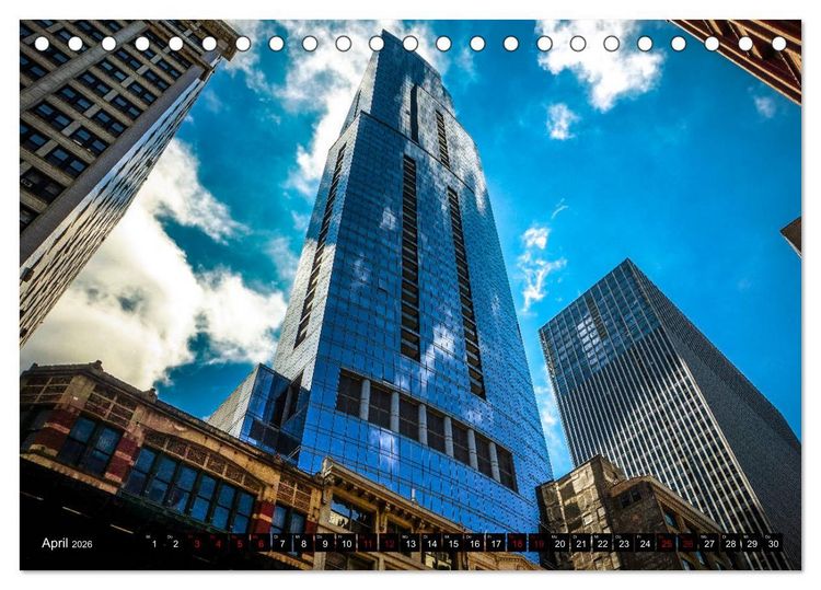 Produktbild: Chicago Impressionen (Tischkalender 2026 DIN A5 quer), CALVENDO Monatskalender