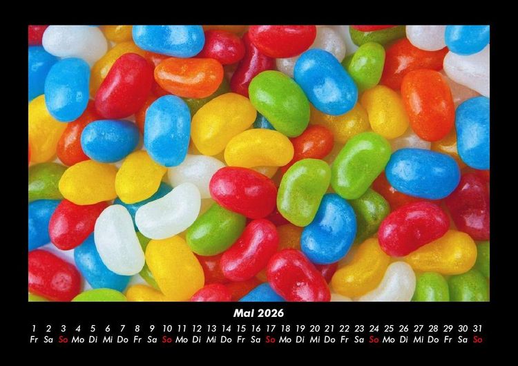 Produktbild: World of Sweets 2026 Fotokalender DIN A3
