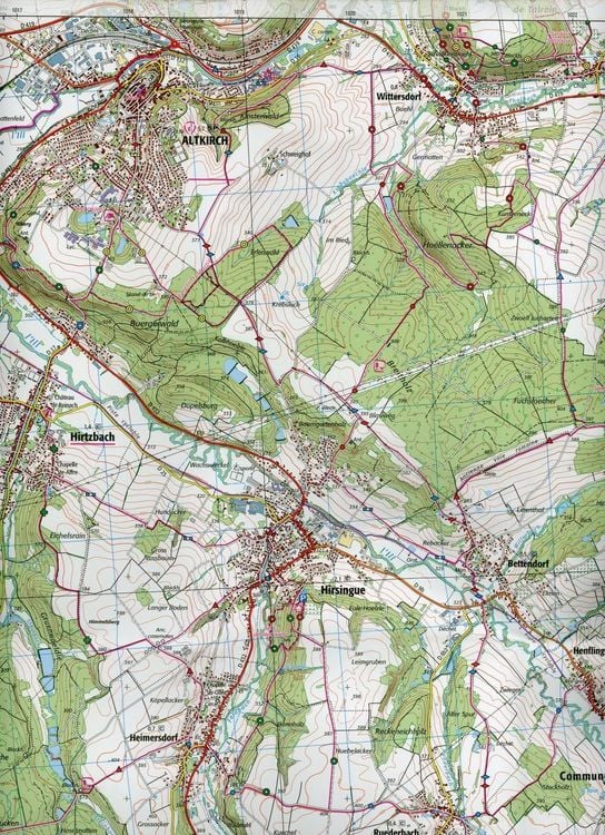 Produktbild: Altkirch.B&acirc;le.Sundgau 1:25 000