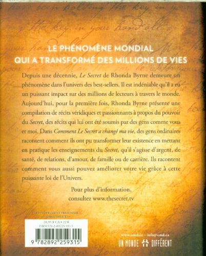 Produktbild: Comment Le Secret a chang&eacute; ma vie