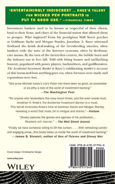 Produktbild: The Accidental Investment Banker - Inside the Decade That Transformed Wall Street