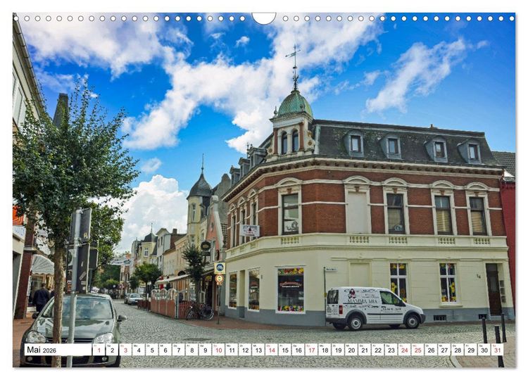 Produktbild: Leer - Perle Ostfrieslands (Wandkalender 2026 DIN A3 quer), CALVENDO Monatskalender