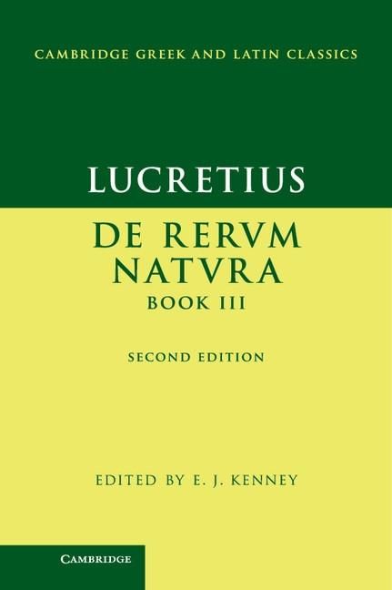 Produktbild: Lucretius: De Rerum NaturaBook III